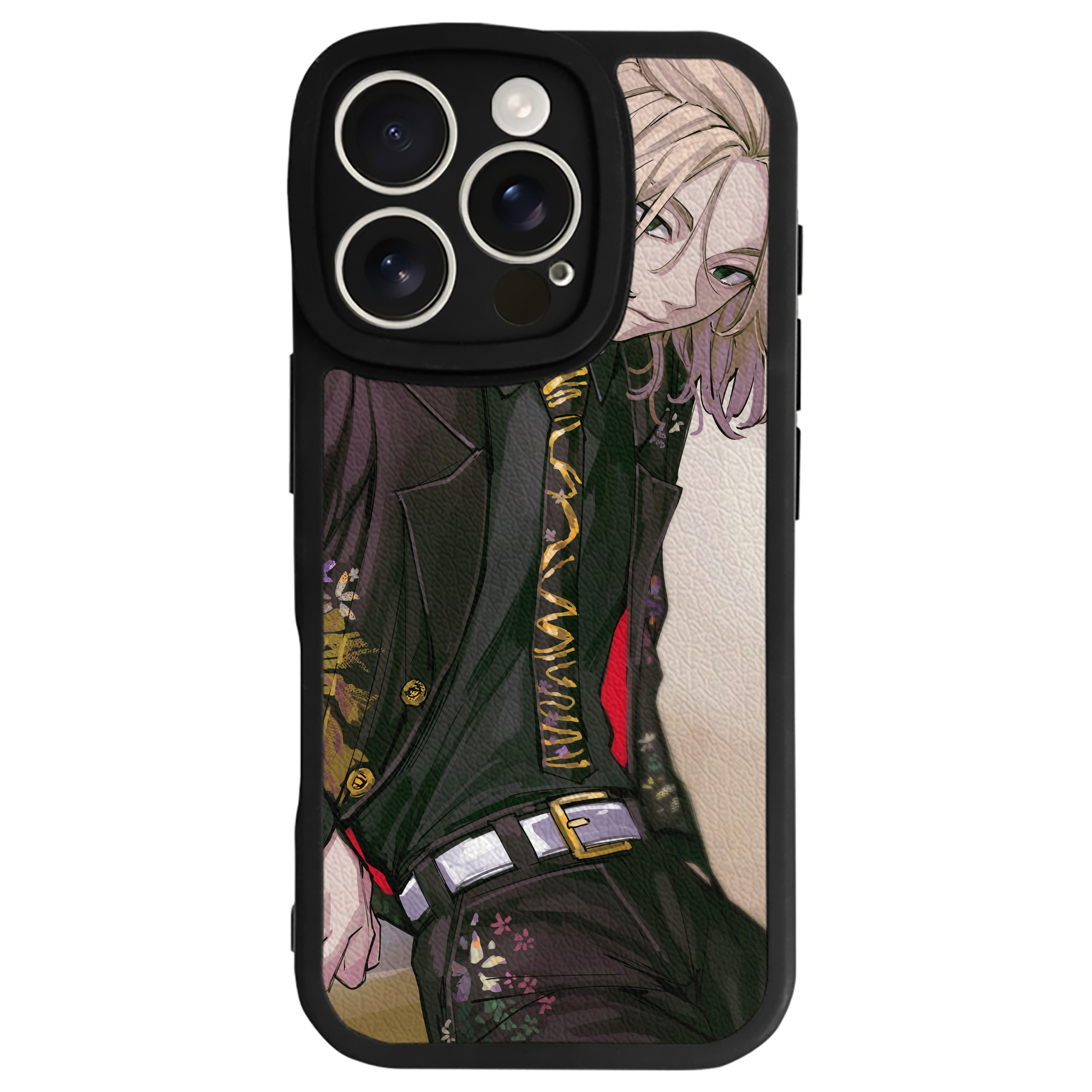 （画像用） 東京リベンジャーズ Tokyo Revengers 【iPhone 16シリーズ対応】シリコンスマホケース（レザー調） 材質：シリコン